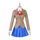 Игра Doki Literature Club! Костюм для косплея DDLC Monika, школьная форма