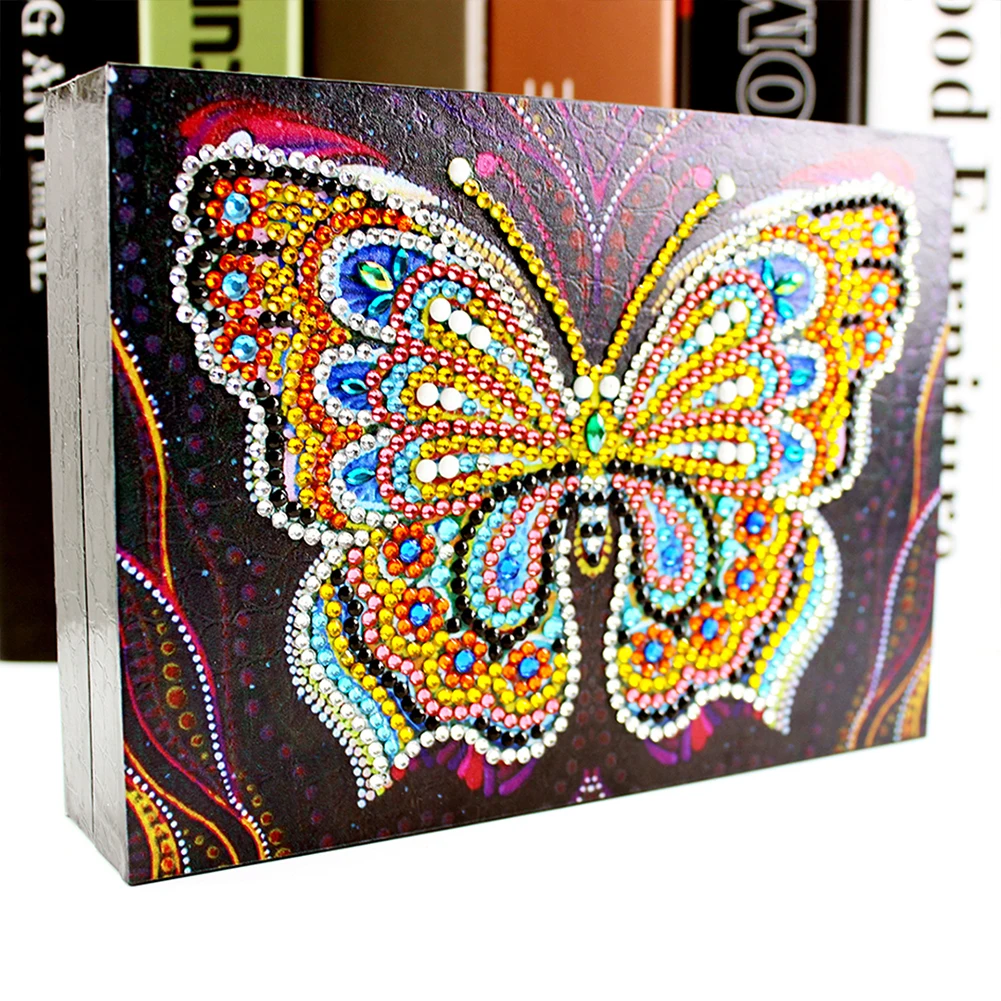 

Special-shaped Diamond Painting Jewelry Box DIY Butterfly Diamond Embroidery Jewelry Organizer Containers Desktop Storage Box