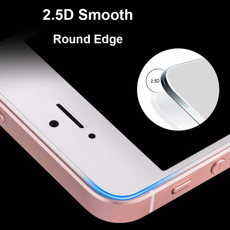 2 шт./компл. закаленное Стекло для iPhone X XS Max XR 8, 7, 6 S, 6 S Plus, 11 5S 5 S SE 5C 4 4S 8 плюс Экран протектор Стекло чехол