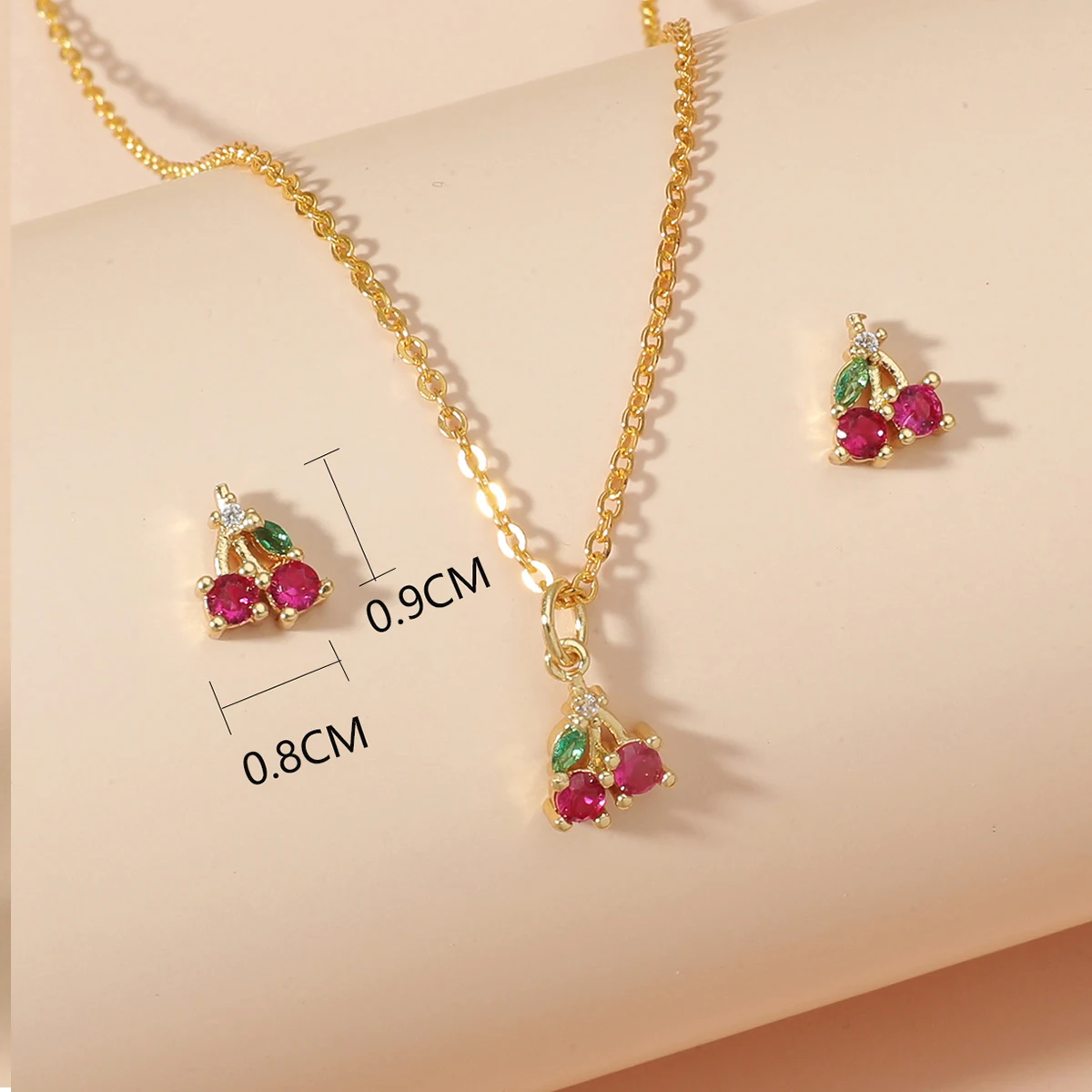 Лето 2021 Модный изысканный комплект ювелирных изделий для женщин серьги-цепочки