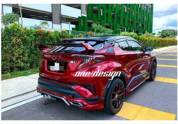 ABS Материал заднего крыла багажник спойлер для Toyota C-HR ЧР IZOA спойлер Роуэн стиль с цветом