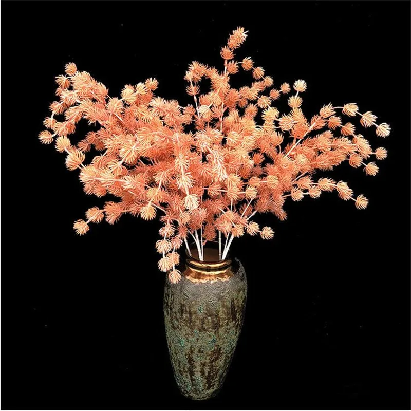 

12Pcs Fake Long Stem Valentine Fruit 32.28" Length Simulation Plastic mini Flower for Wedding Home Decorative Artificial Flowers