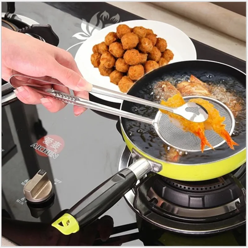 Дуршлаг Из Нержавеющей Стали Для жареной еды сито фильтр для аксессуары кухонных