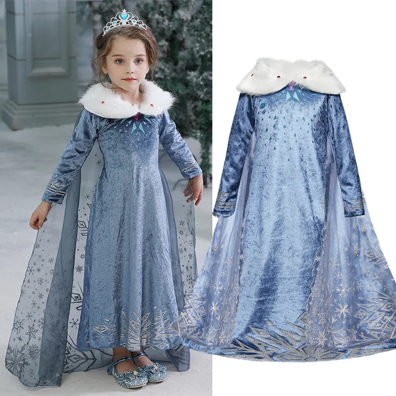 

Girls Halloween Party Dresses Kids Carnival Fancy Dress Up Children Christmas Cosplay Princess Costume Christmas Clothes