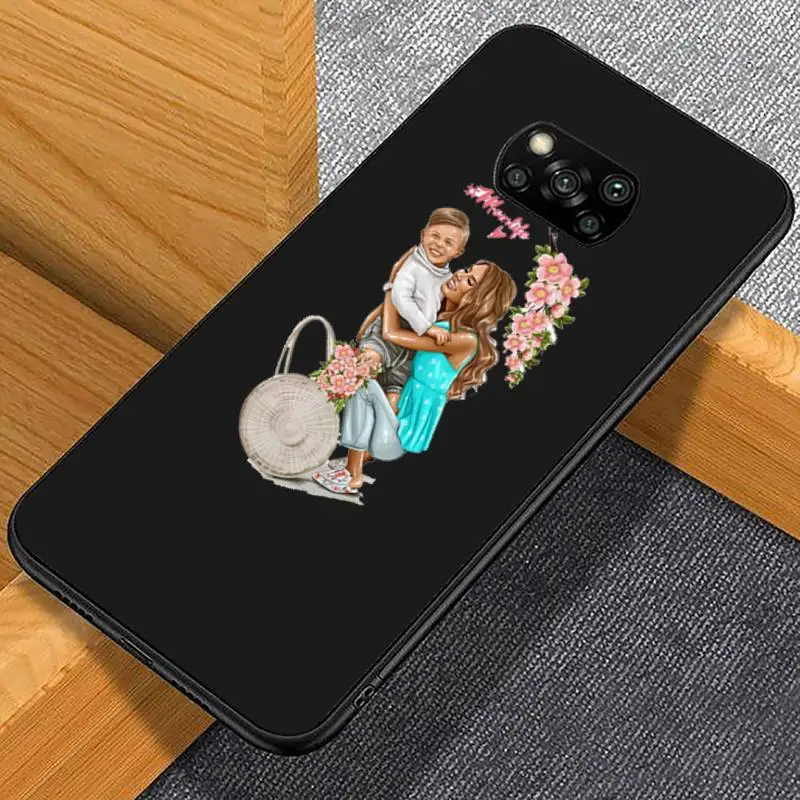 

Mom and baby-1 Phone Case For Xiaomi redmi note mi 7 8 9 10 a s t pro max 4G 5g shell coque