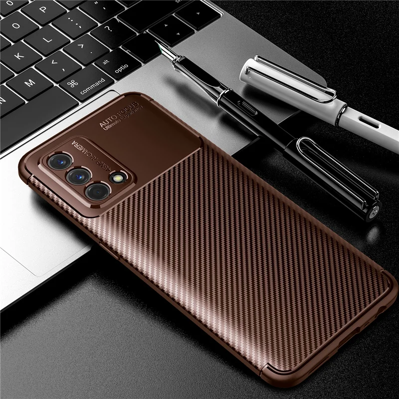 For OPPO Reno 6 Lite Case Cover For Reno 6 Lite Capas Armor Shockproof Bumper Back Soft TPU Cover For Reno6 Reno 6 Lite Fundas