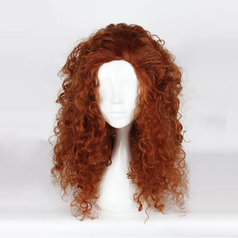 Brave Cosplay Wigs Princess Merida Heat Resistant Synthetic Wig Halloween Carnival Party Women | Тематическая одежда и