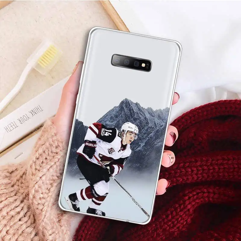 

ice hockey Athletes Phone Case Transparent for samsung A 21s 50 71 S 8 9 20 20fe note 10 20 ultra plus
