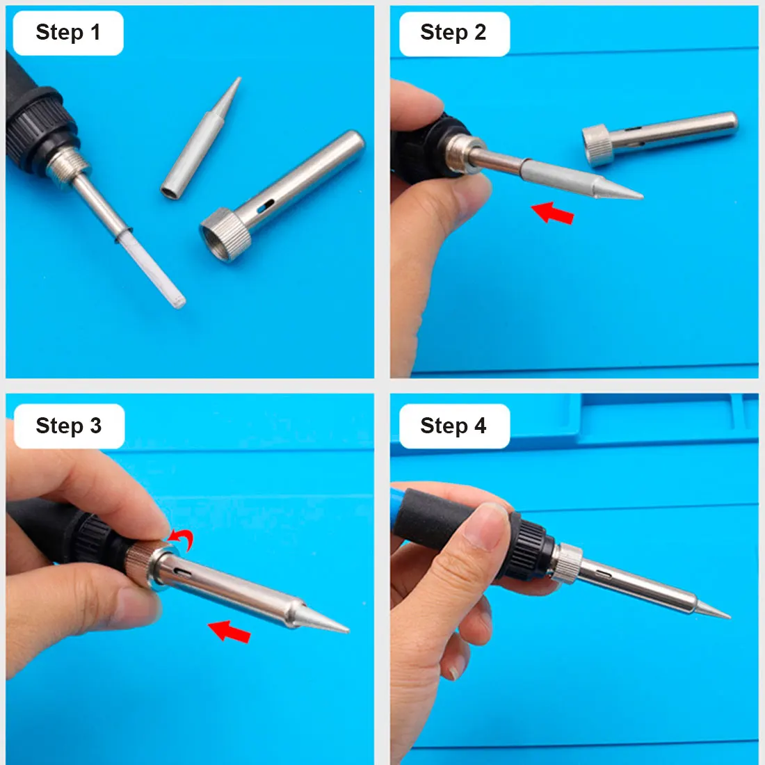 

5 / 10Pcs New Sharp Soldering Replacement Soldering Iron Tip Station Tool Soldering Iron Tip