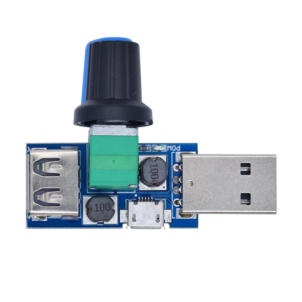 DC 4V-12V 5W XY-FS USB-вентилятор бесступенчатый регулятор скорости вентилятора USB