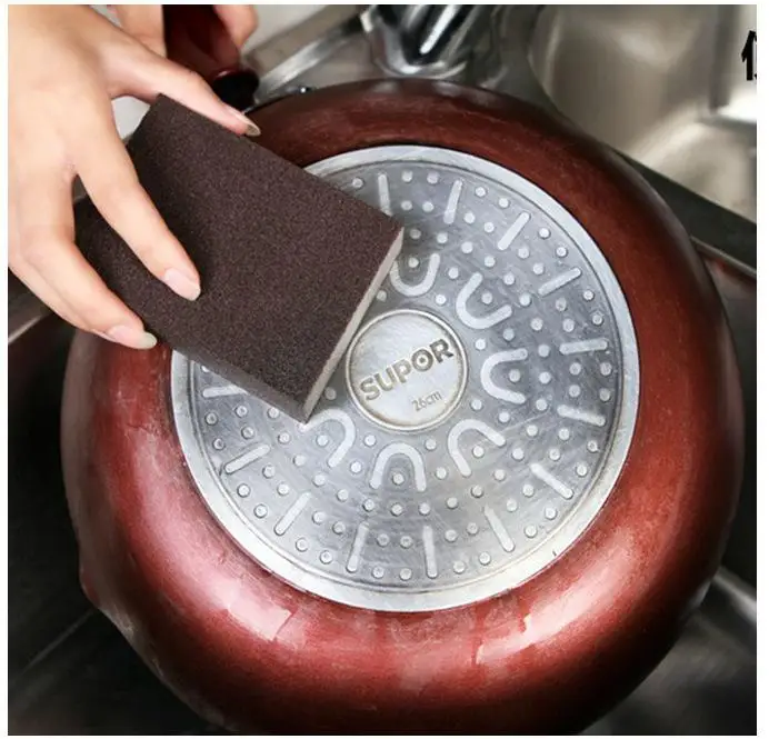 

Carborundum Magic Sponge Brush For Pot Useful Washing Cleaning Cleaner