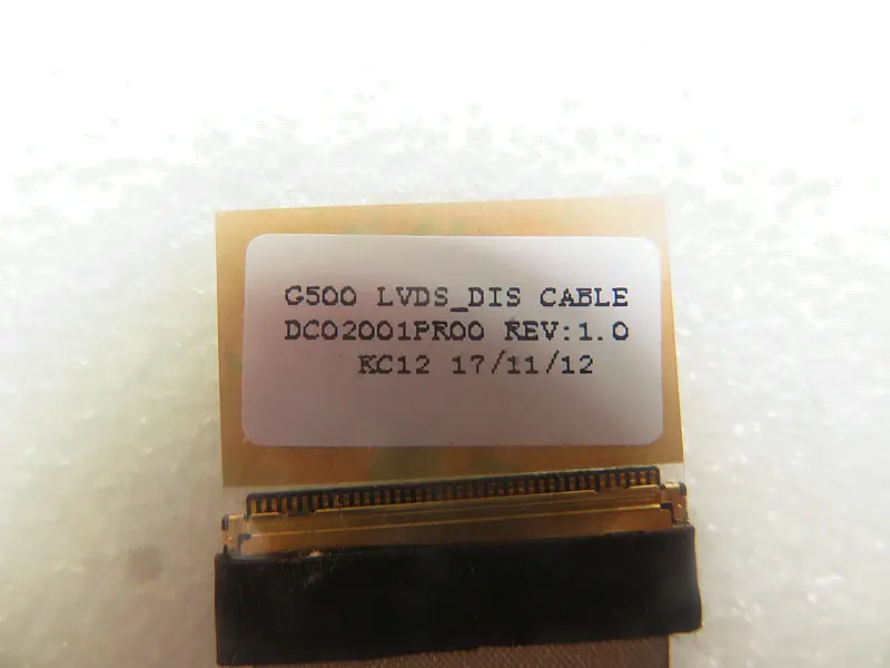 Новый плоский кабель со светодиодным ЖК-дисплеем для lenovo G500 G505 G510 LVDS DC02001PR00 |