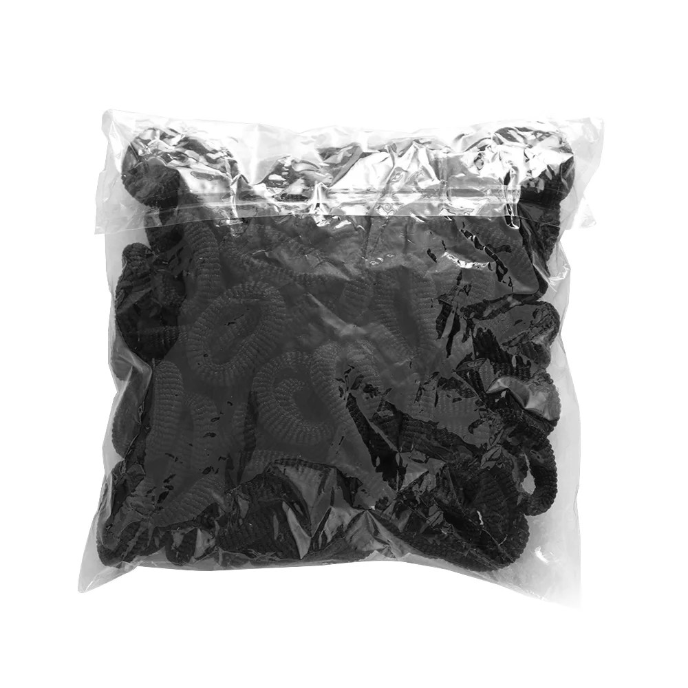 100 шт. рифтандель Meisjes 1,5 см Kleurrijke Kleine кольцо Elastische Haarbanden Paardenstaart Houder Elastiekjes chouchochou Kids - Color: 2