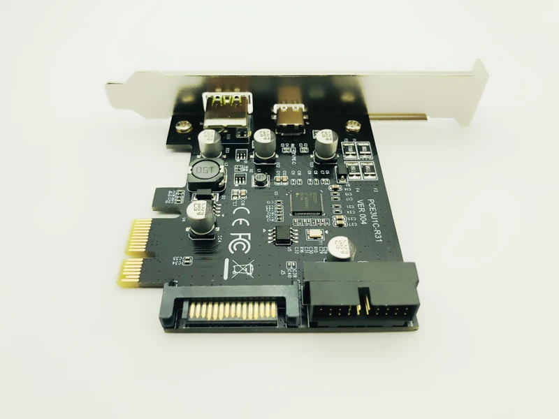 pci express pci e к usb 31 type c переходная карта pcie к