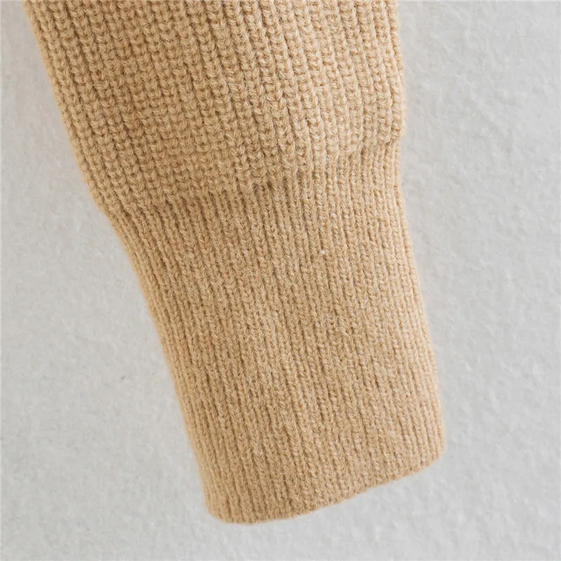 

BLSQR O-Neck Women Sweater Women Solid Long Sleeve Short Pullover 2021 Spring Casual Jumper Loose Sweaters