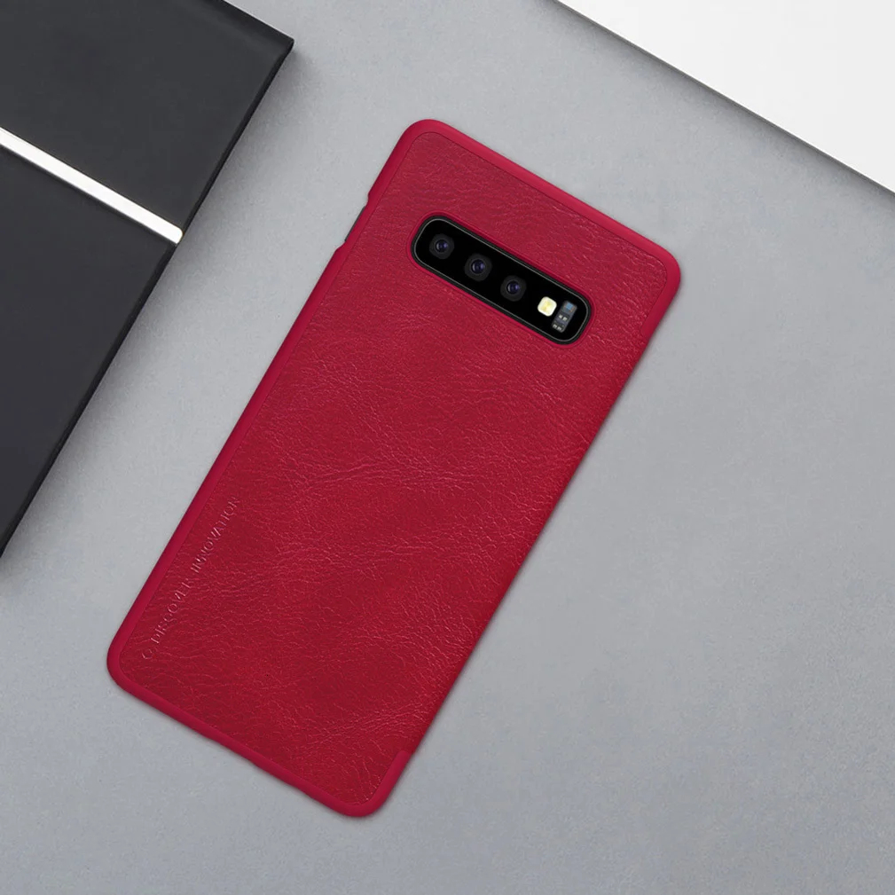 Чехол-книжка для samsung Galaxy S10 Plus Nillkin, винтажная серия Qin, бумажник, флип-чехол из искусственной кожи, чехол для samsung S10 s10e