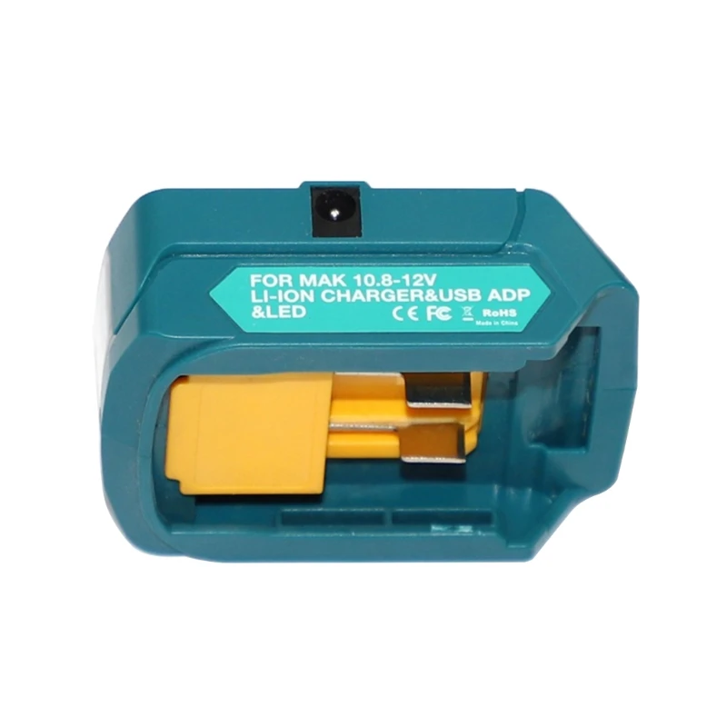 

K1KA Portable LED Light Rechargeable Flashlight Working Lamp Adapter for MT1015 ML103 12V 10.8V Battery