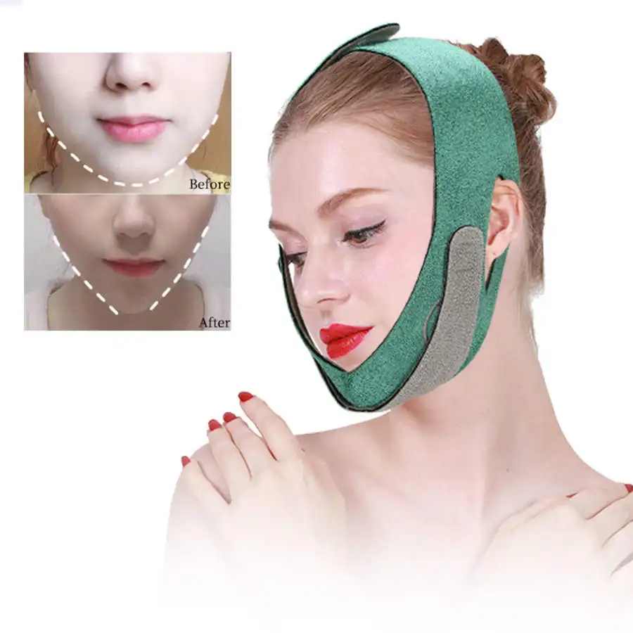 

Elastic Face Slimming Bandage V Line Facial Shaper Women Chin Cheek Lift Up Belt Facial Massage Strap Face Skin Care Beauty Tool