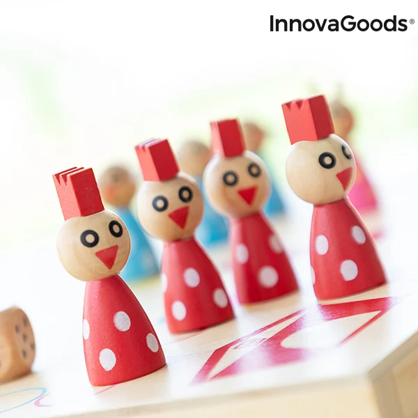 Набор деревянных столов с Животные Паке InnovaGoods 18 штук | Игрушки и хобби
