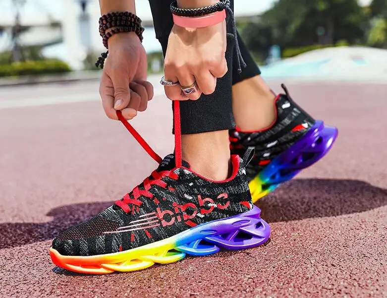 

Fashion men's casual shoes breathable men's shoes Colorful running shoes mesh shoes casual trend sports shoes men outdoor shoes