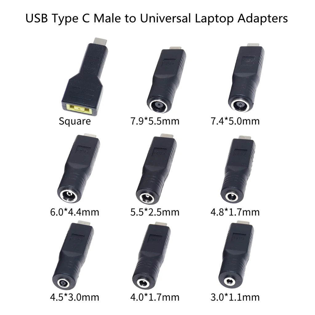 USB-C Type C Female к ноутбуку зарядного устройства Подключите конвертер для ноутбука Asus