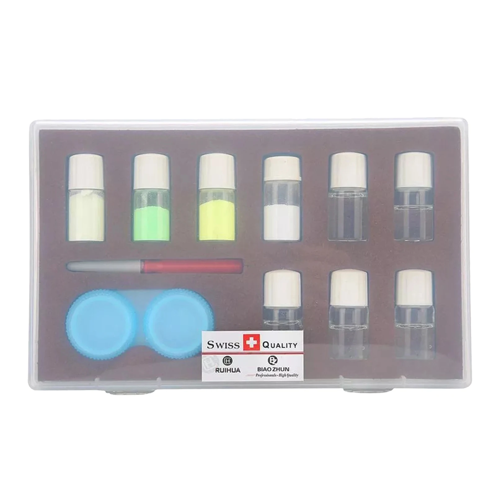 

Mixing Liquid Night Warning Watch Part Repair 4 Color Watch Luminous Fluorescent Powder Kit Professional Watch Repairing Set