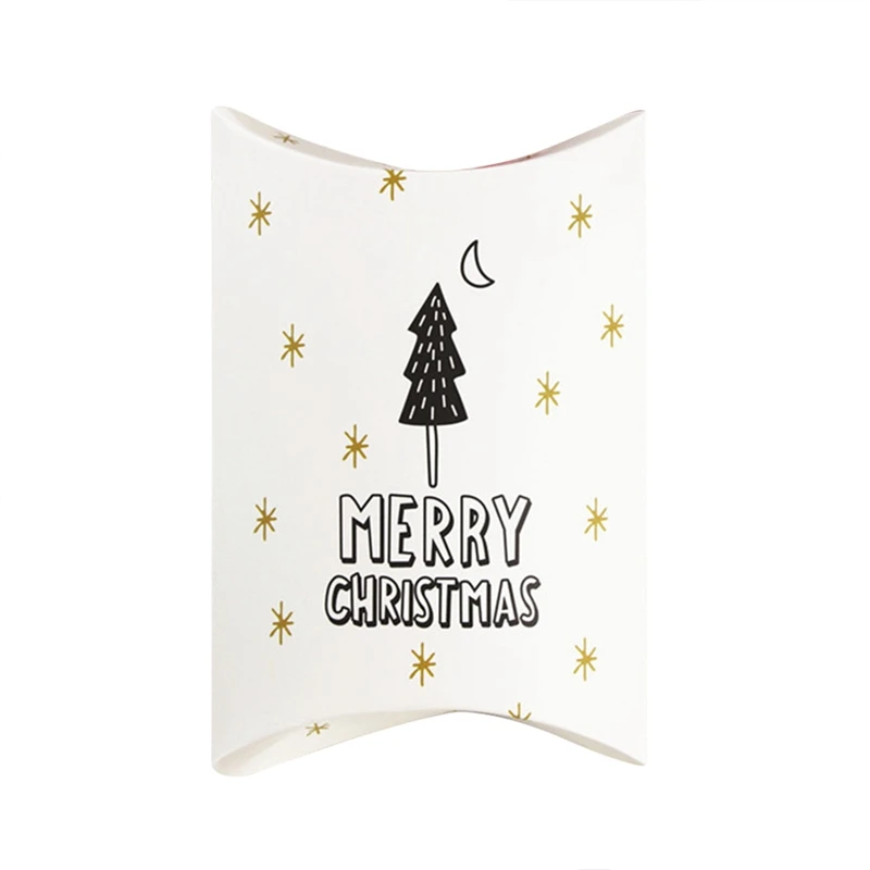 1 шт./лот рождественские подарочные коробки для конфет с оленем и рождественской