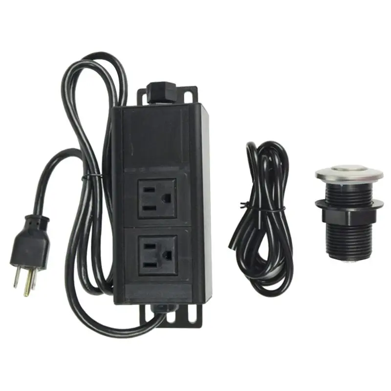 

32 мм, встроенная в атмосферу модель для избавления от мусорных отходов, аксессуары для процессора с заземляющим штифтом (двойная вилка стан...