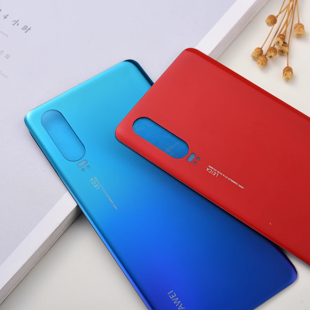 Задний корпус телефона Huawei P30 Pro стеклянная крышка батарейного отсека с логотипом