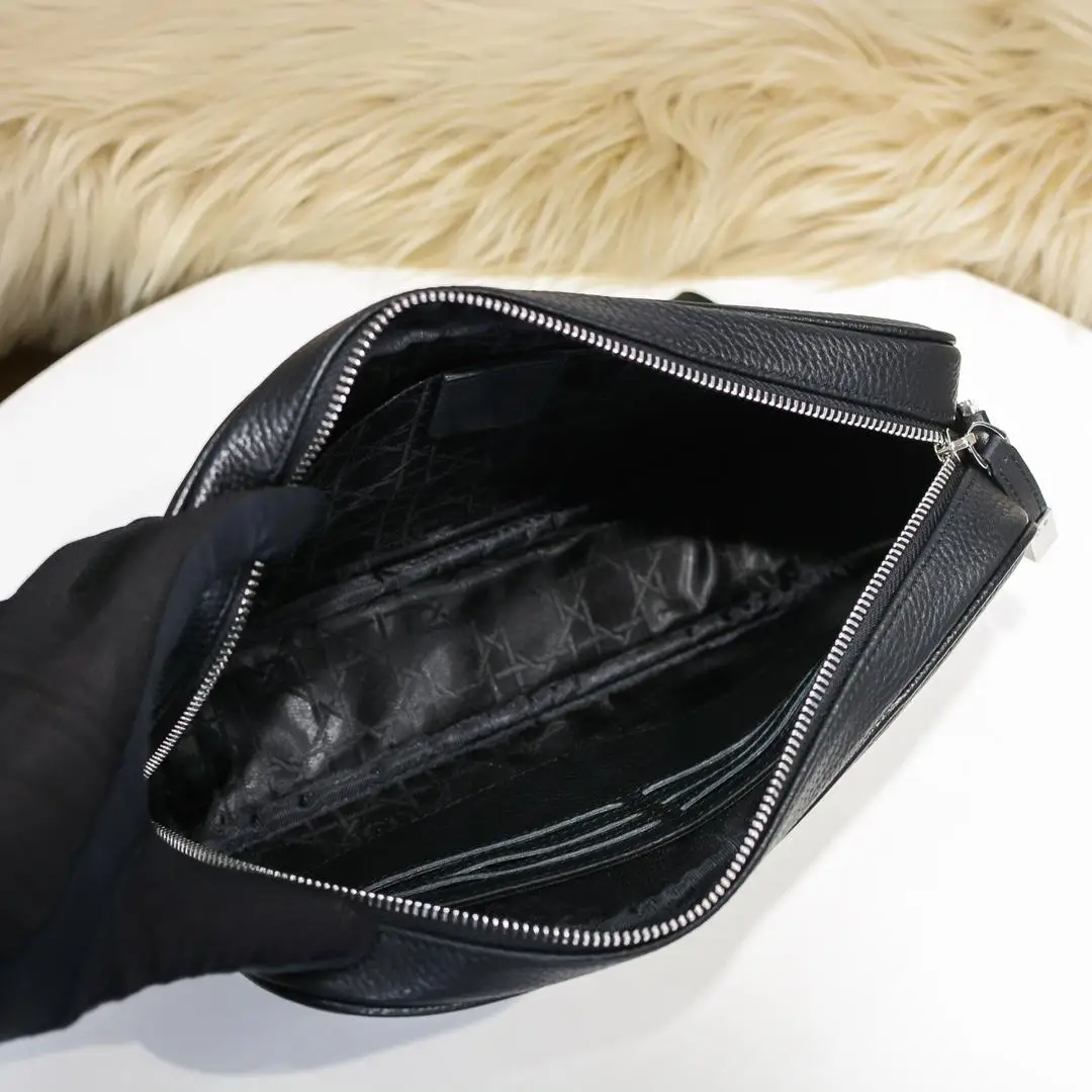 

Unisex Black Leather Wallet Clutch Fashion Casual Business Office Portable Multifunctional Coin Purse Card Holder