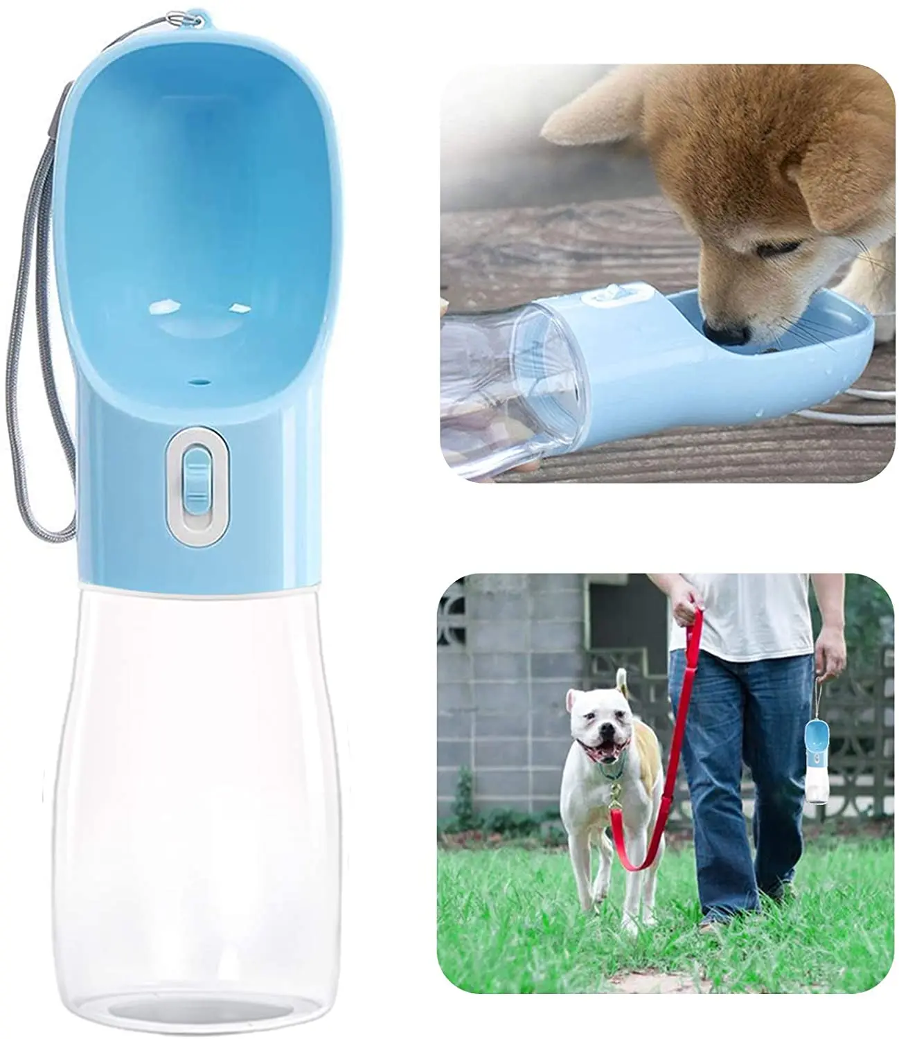 

2021 Dog Water Bottle for Walking, Dog Travel Water Bottle, Portable Pet Water Bottle for Dogs, Portable Dog Bowl Water Bottle