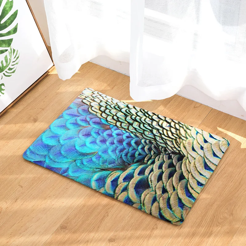 Новый продукт термотрансферный фланелевый японский павлин цифровая печать