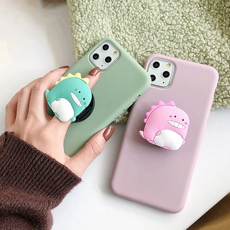 Чехол подставка с кольцом динозавром для Huawei Y9 Prime 2019 Y9S Y8P Y8S Y7P Y7 2018 Y6S Y6P Y6 Pro