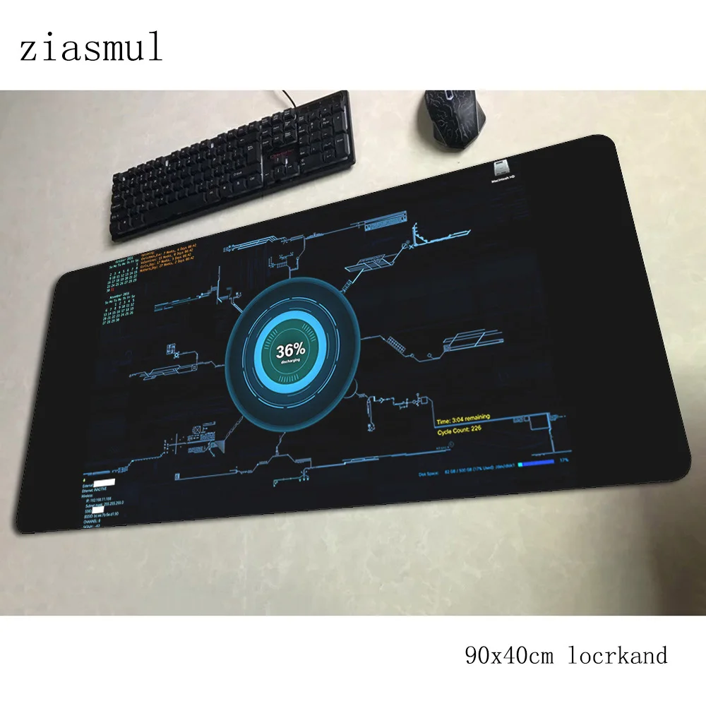 Iron Man mouse pad 90x40cm mousepads Popular gaming mousepad gamer best seller personalized mouse pads keyboard pc pad - Цвет: pattern 8