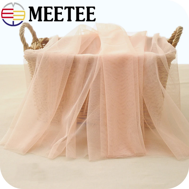 Мягкая сетчатая кружевная ткань Meetee шириной 150 см шитье сделай сам для свадебного