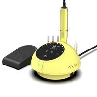 30000rpm yellow nail drill rechargeable electric nail art polisher machine lcd touch screen polish gel tools manicure pedicure