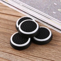 4pcs silicone anti slip striped gamepad keycap controller thumb grips protective cover for ps34 for x box one360