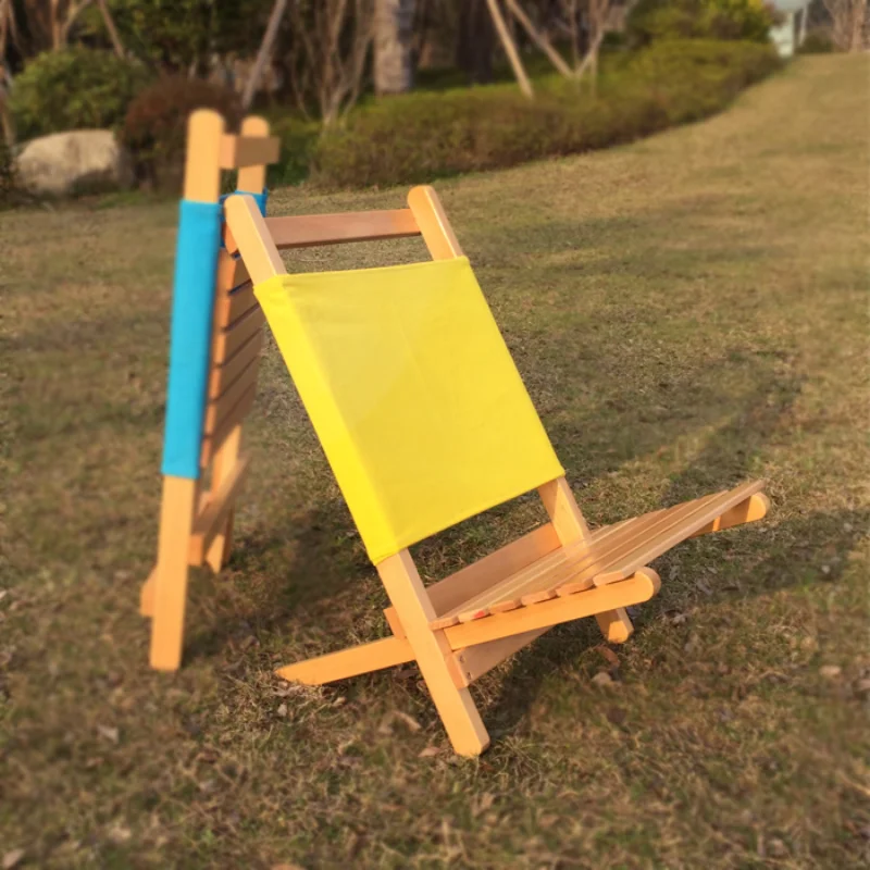 Портативный складной деревянный стул шезлонг для пляжа мебель кемпинга и