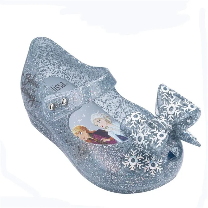 Mini Melissa/Новинка Обувь для малышей Сандалии девочек Прозрачные сандалии Детские
