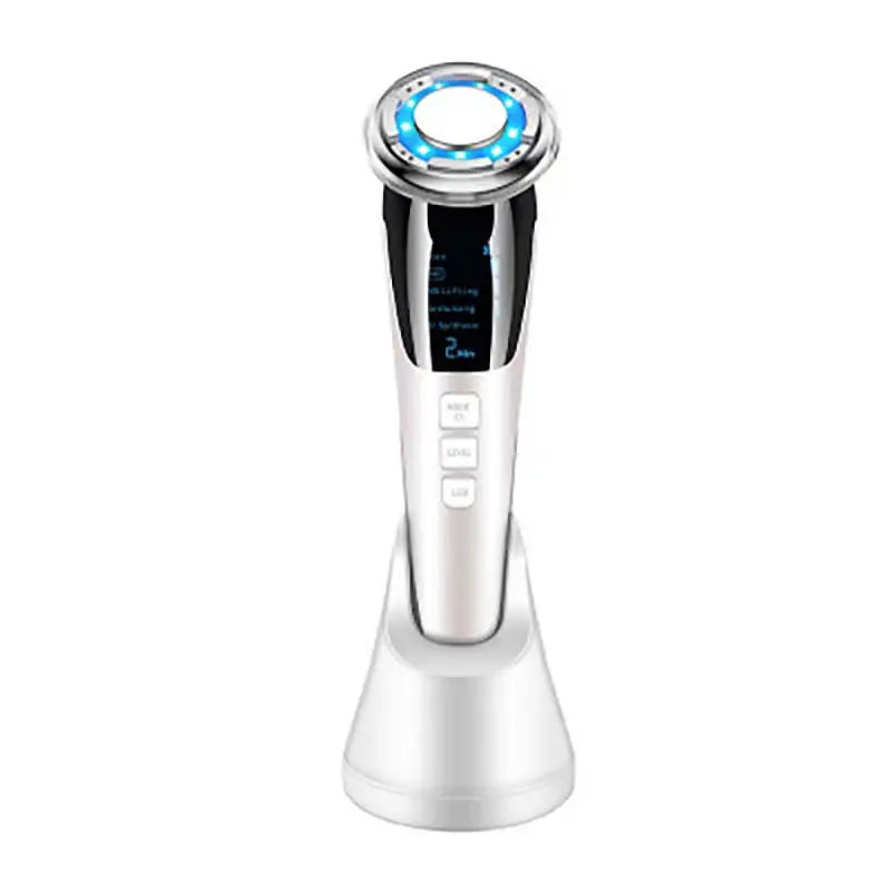 

Ultrasonic Color LED Photon Face Skin Cleaner Facial Massager Wrinkle Remover Anti Aging Ultrasound Beauty Import Instrument
