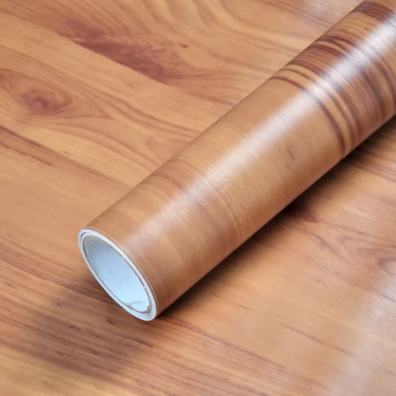 

Wood Grain Wallpaper Self Adhesive PVC Wall Sticker Contact Paper Wardrobe Cabinet Furniture Renovation Home Decor Vinyl Film