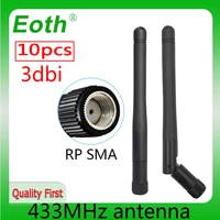 eoth 20pcs 2 4g antenna 3dbi sma male wlan wifi 2 4ghz antene pbx iot module router tp link signal receiver antena high gain
