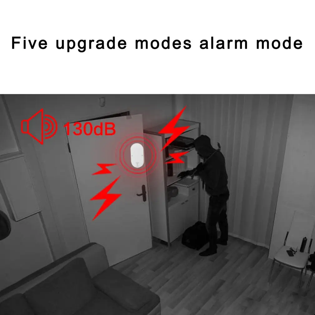 

Wireless Door Alarm With Remote Control Windows Open Alarm Home Security Sensor Pool Alarm For Kids Safety Anti-Theft