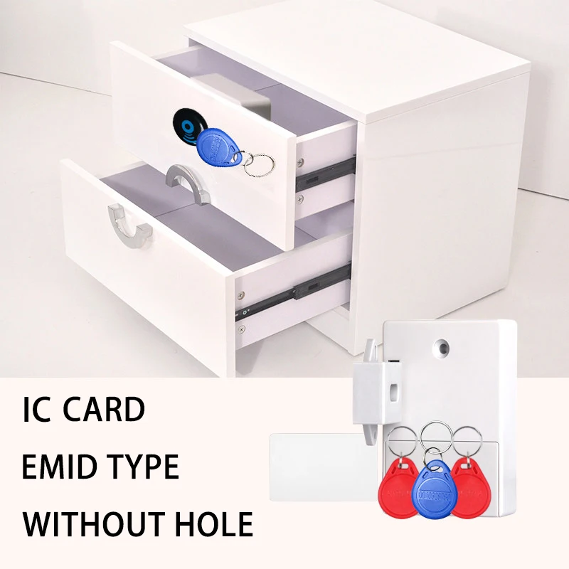 KAK датчик блокировки EMID IC карты датчик цифровой ящик карты замок DIY интеллектуальный электронный невидимый скрытый замок шкафа Аппаратные средства