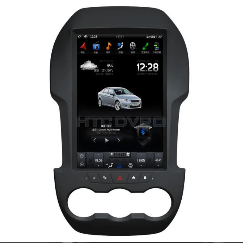 YMODVHT 12 1 дюймов Telsa стиль вертикальный экран четырехъядерный Android 7 2 Гб RAM