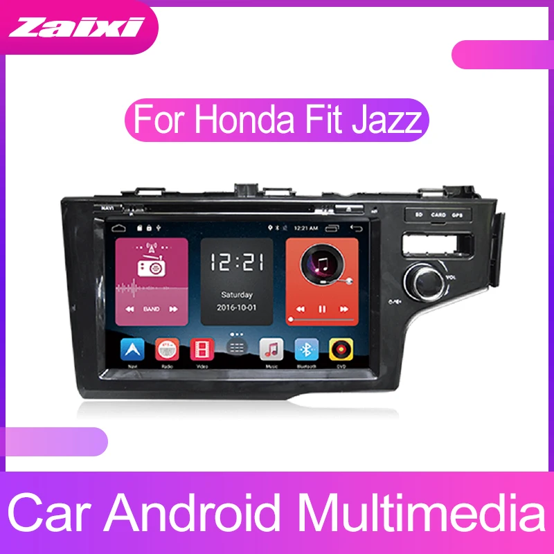 Автомобильный мультимедийный плеер 2 DIN для Honda Fit Jazz 2013 2014 2015 2016 2017 2018 2019 сенсорный