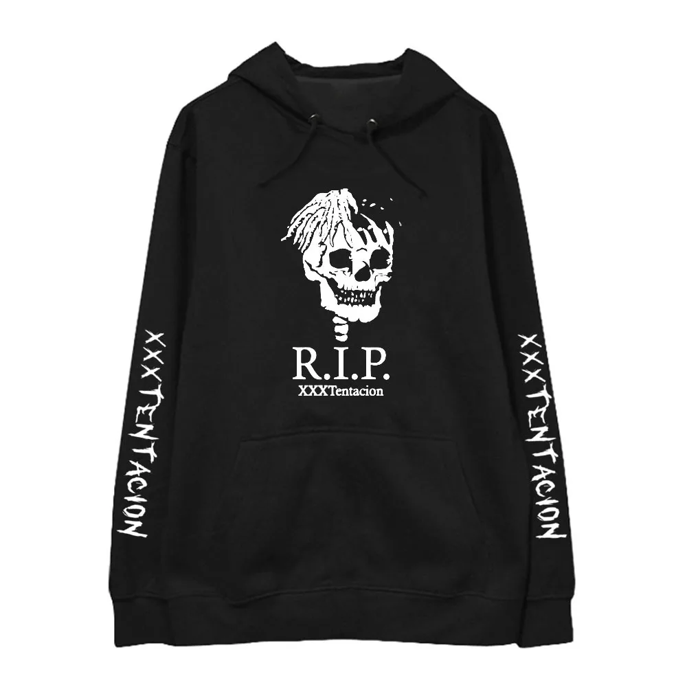 Рэпер Xxxtentacion Принт толстовки для мужчин/женщин KPOP повседневная одежда в стиле