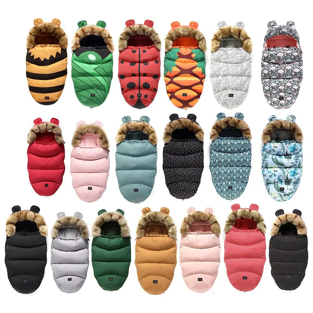 

Dropshipping Envelope In A Stroller Baby Sleeping Bag Winter Socks Sleep Bag Windproof Warm Sleepsack Baby Footmuff For Stroller