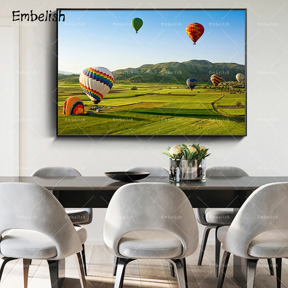 Украшение 1 шт. Новое поступление воздушный шар пейзаж настенные художественные