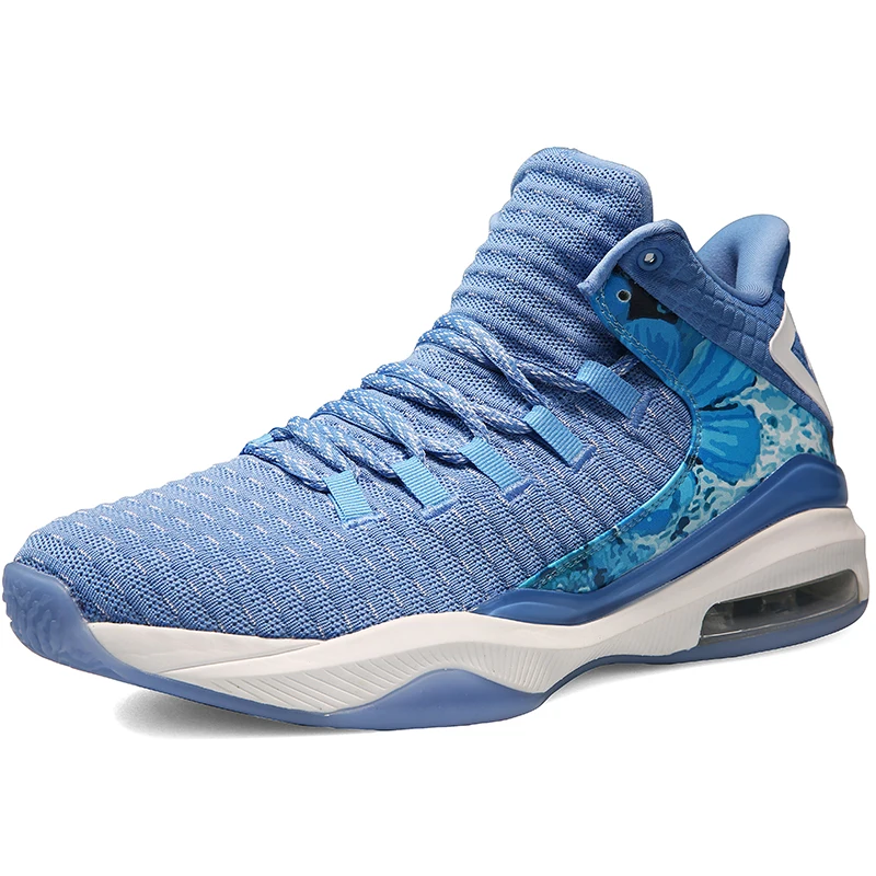 PEAK Men's Air Cushion Basketball Shoes Shock Absorption Non Slip Wearable Footwear Breathable Street Ball Sneakers On Court